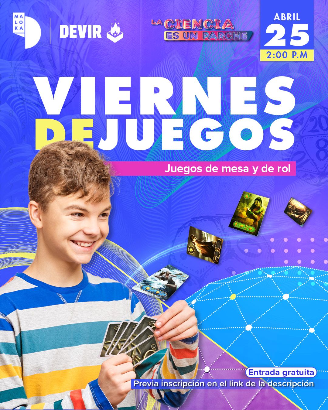 Agéndate con Maloka en los últimos días de abril 2 Post LCP Viernes de Juegos