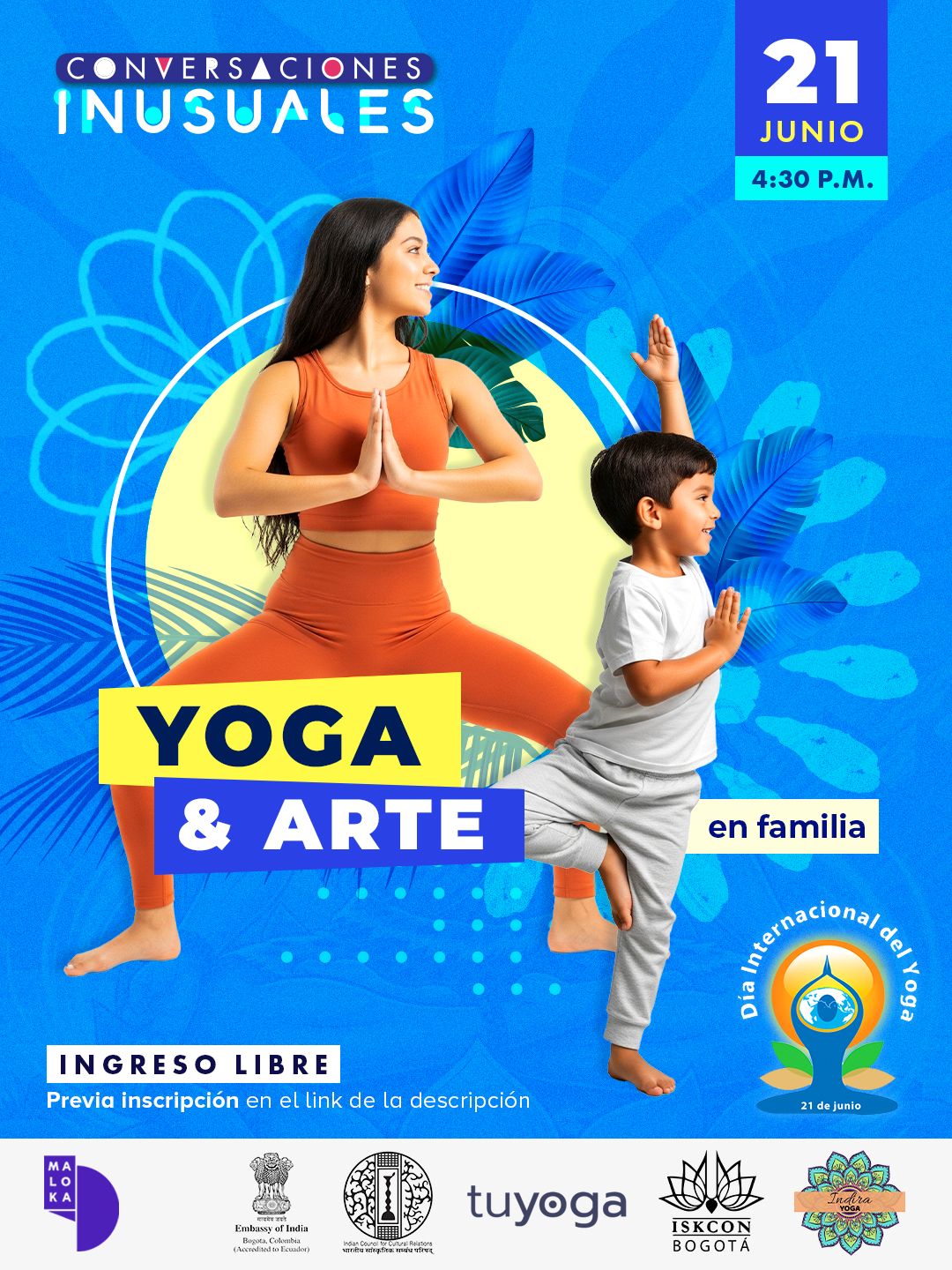 En junio prográmate con la Agenda Cultural y Científica de Maloka 3 Estatica Yoga 1