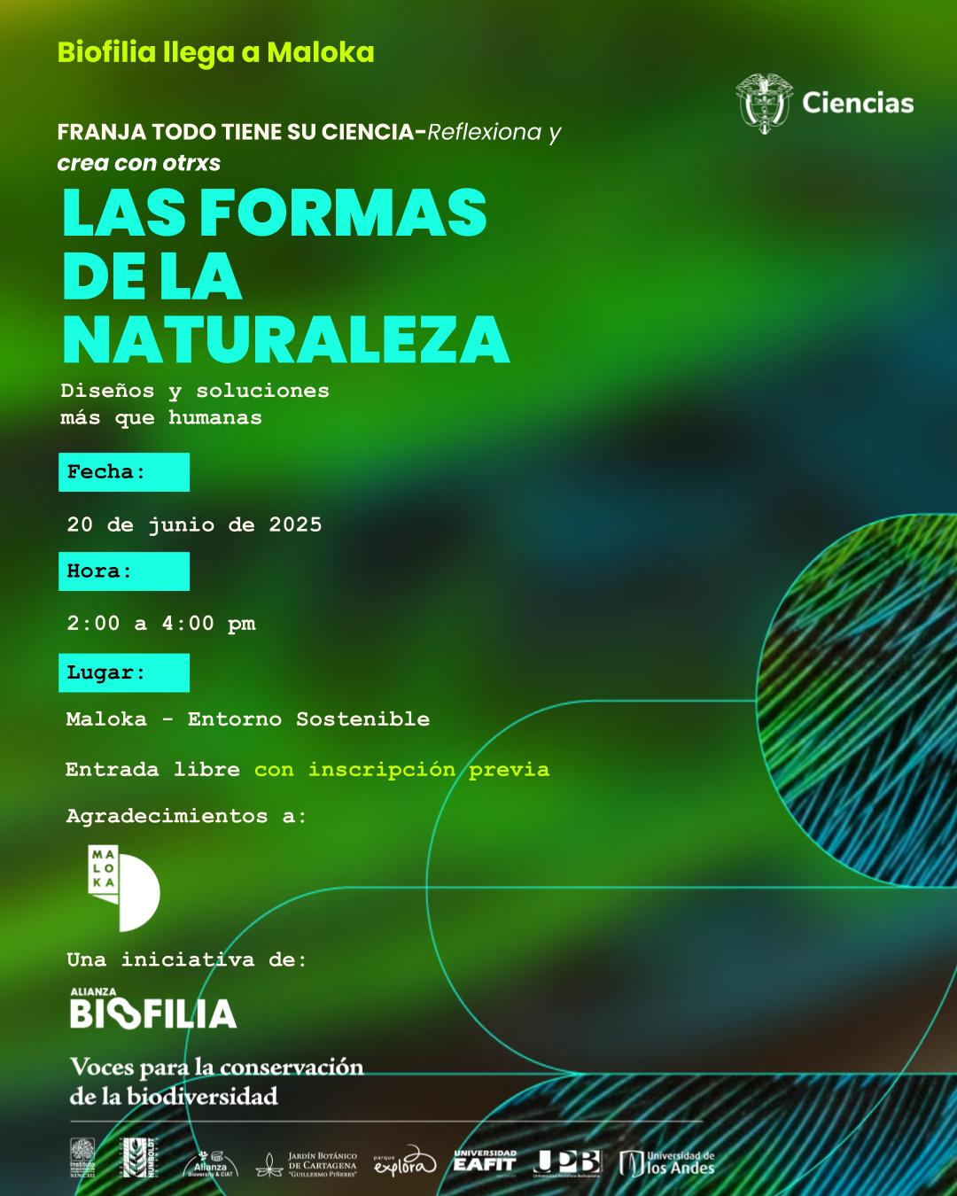 En junio prográmate con la Agenda Cultural y Científica de Maloka 2 somos naturaleza