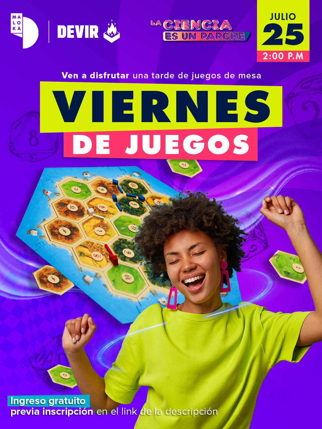 Prográmate con la Agenda Cultural y Científica de julio en Maloka 4 viernes juego maloka pieza