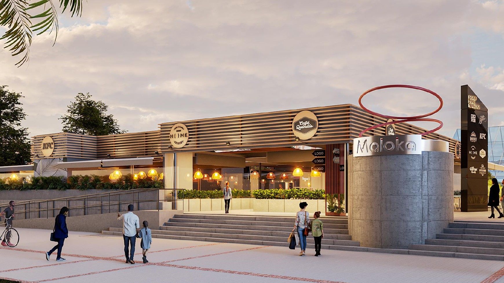 Food Hall Render Maloka