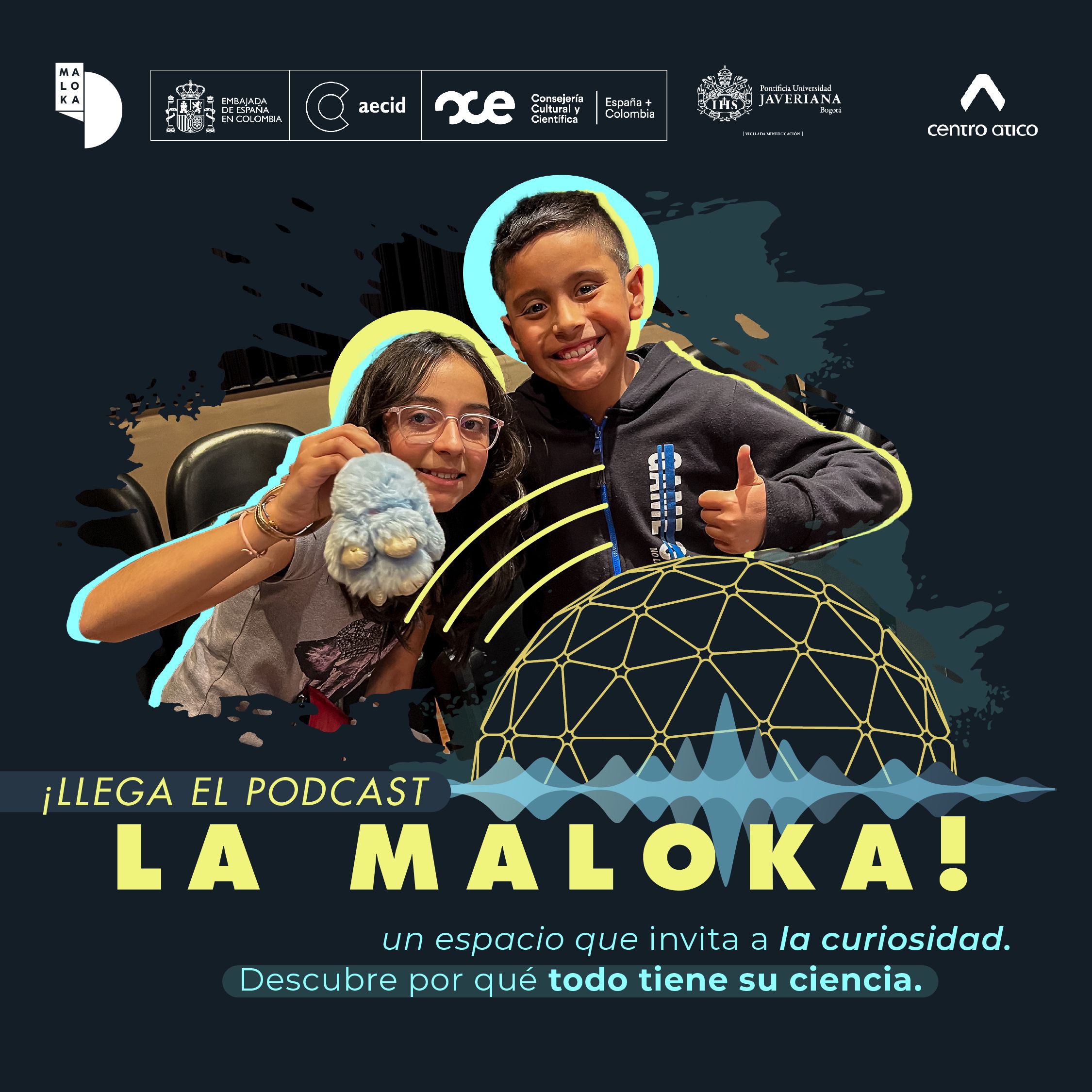 Sala de Prensa 2 Escucha la segunda temporada del podcast La Maloka. Ciencia, curiosidad y humor para niños y familias con nuevos episodios cada mes.