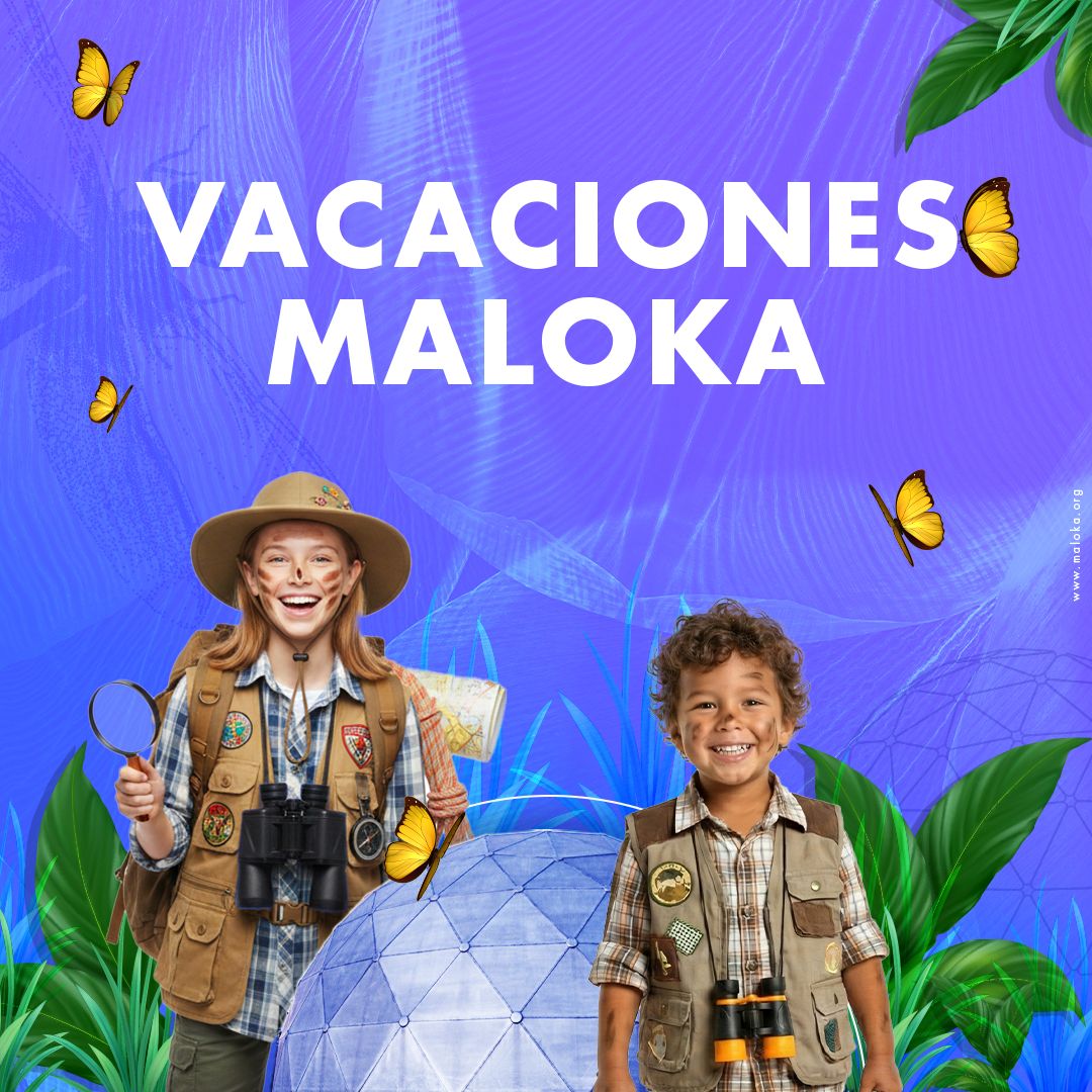 Vive unas vacaciones llenas de ciencia en Maloka. Descubre la Expedición BIO, talleres, cine y experiencias interactivas para toda la familia.
