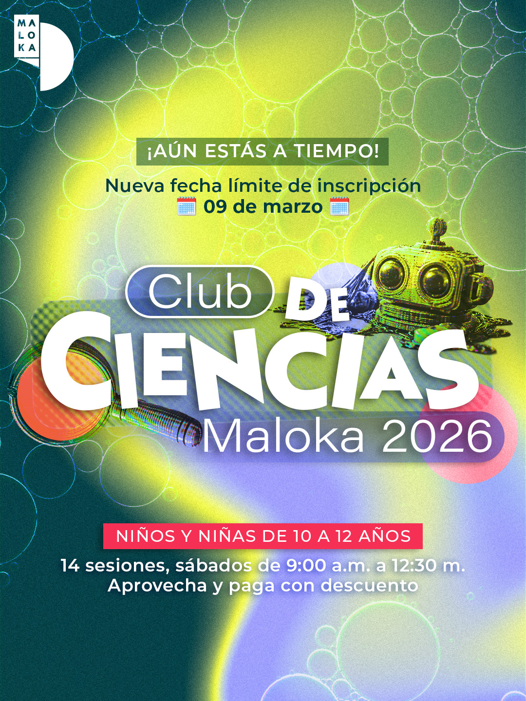 Club de Ciencias Maloka 2026: nuevas fechas, nuevas oportunidades para explorar el mundo 1 Post Club de ciencias 2