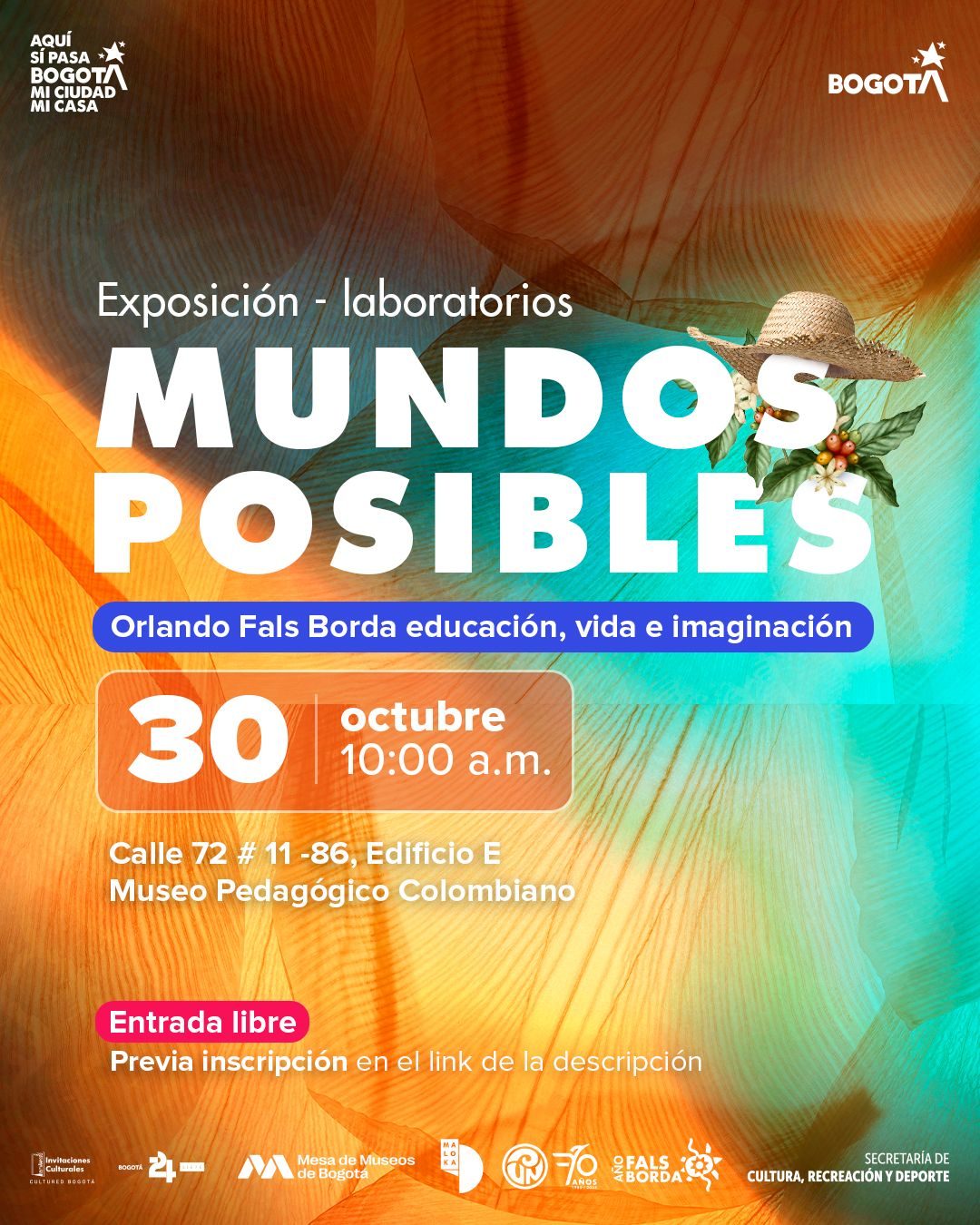 Vive el laboratorio “Mundos posibles” en la Universidad Pedagógica Nacional. Ciencia, educación y creatividad con el legado de Orlando Fals Borda.